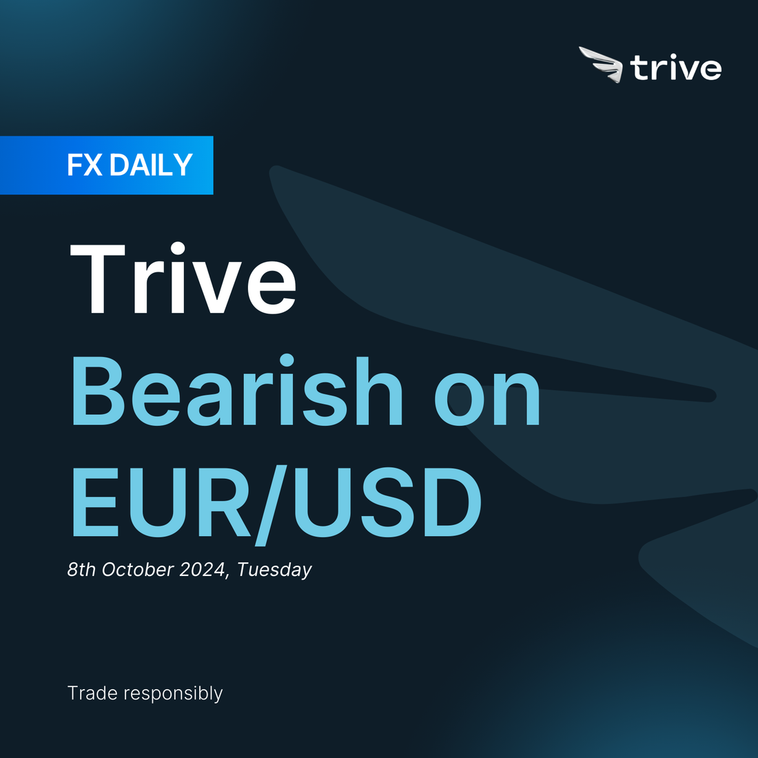 FX Daily: Trive Bearish on EUR/USD