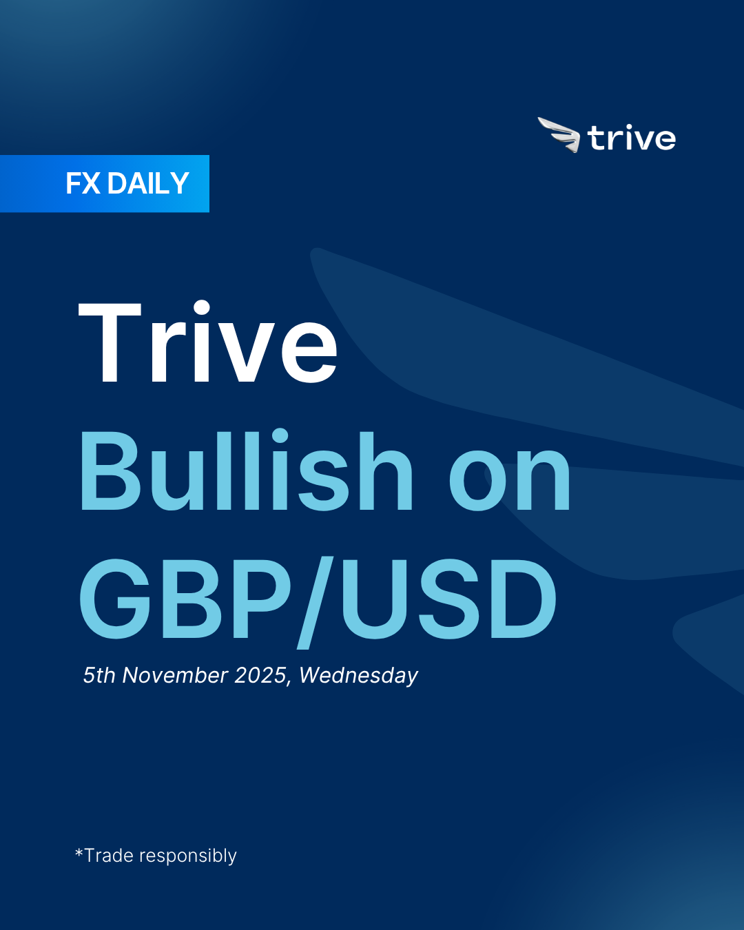 FX Daily: Trive Bullish on GBP/USD