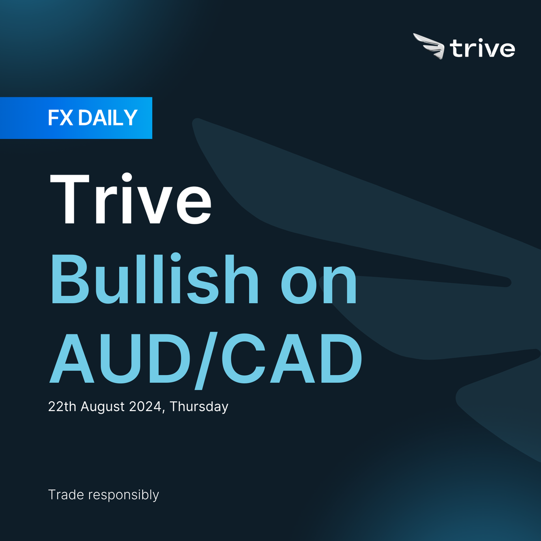 FX Daily: Trive Bullish on AUD/CAD