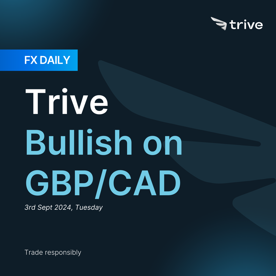 FX Daily: Trive Bullish on GBP/CAD