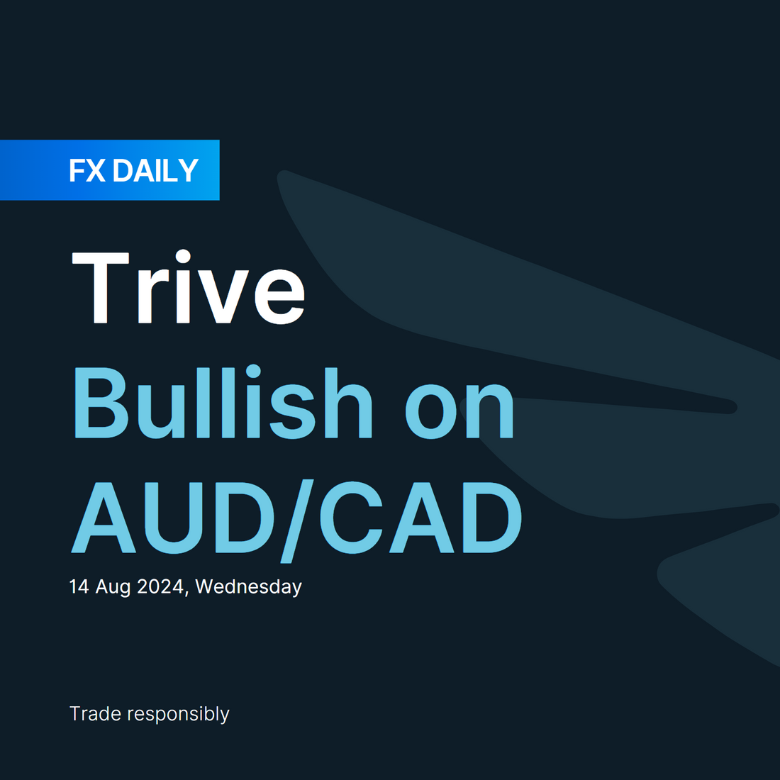 FX Daily: Trive Bullish on AUD/CAD