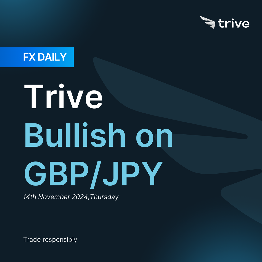 FX Daily: Trive Bullish on GBP/JPY