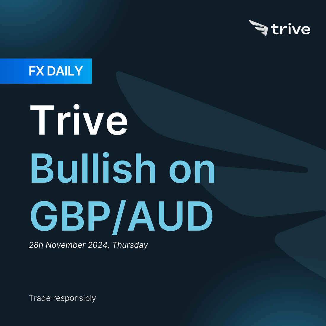 FX Daily: Trive Bullish on GBP/AUD