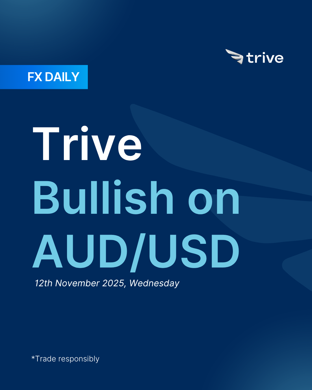 FX Daily: Trive Bullish on AUD/USD